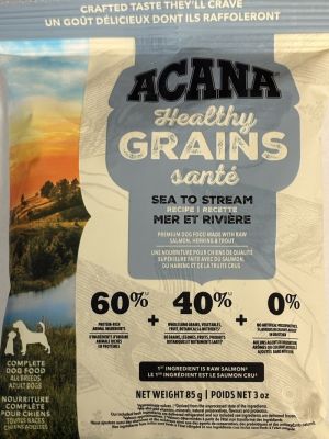 Acana Healthy Grains Sea to Stream Recipe Dry Dog Food - Sample