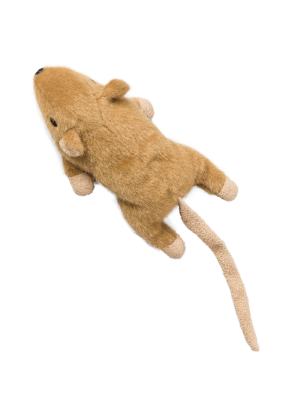 SPOT Flat Mouse Frankie with Catnip 5.5" Cat Toy - Assorted Colors