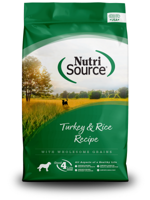 NutriSource Turkey & Rice Recipe with Wholesome Grains Dry Dog Food