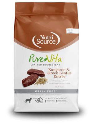 NutriSource PureVita Limited Ingredient Grain Free Kangaroo & Green Lentils Entree Dry Dog Food