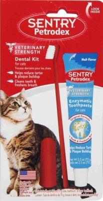 Sentry Petrodex Veterinary Strength Cat Dental Kit - 2.5oz
