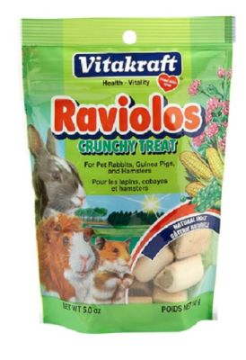 Vitakraft Raviolos Crunchy Treat for Pet Rabbit, Guinea Pig & Hamster - 5oz