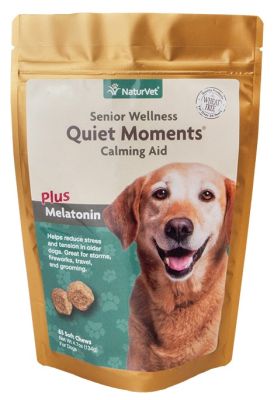 NaturVet SENIOR Quiet Moments Calming Aid Chews 65ct