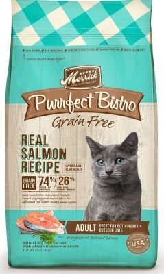 Merrick Purrfect Bistro Grain-Free Real Salmon Recipe Adult Dry Cat Food