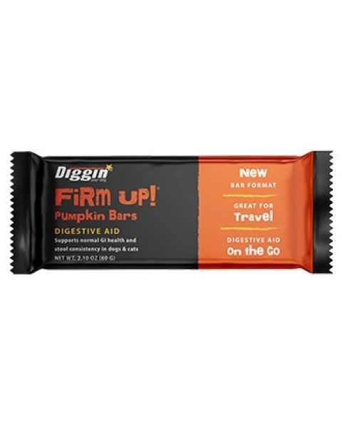 Diggin Your Dog Firm Up! Pumpkin Bars Digestive Aid For Dogs