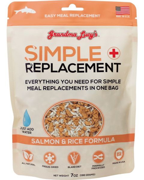 Grandma Lucy's Simple Replacement Salmon Freeze-Dried Dog & Cat Meal Replacement - 7oz