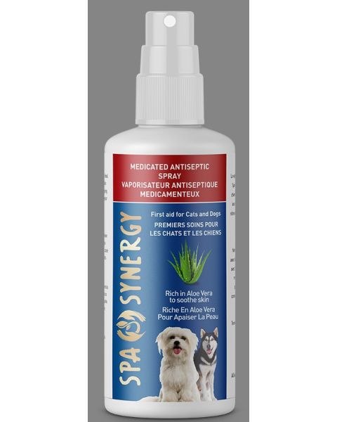 Spa Synergy Medicated Antiseptic Spray For Dogs - 190ml