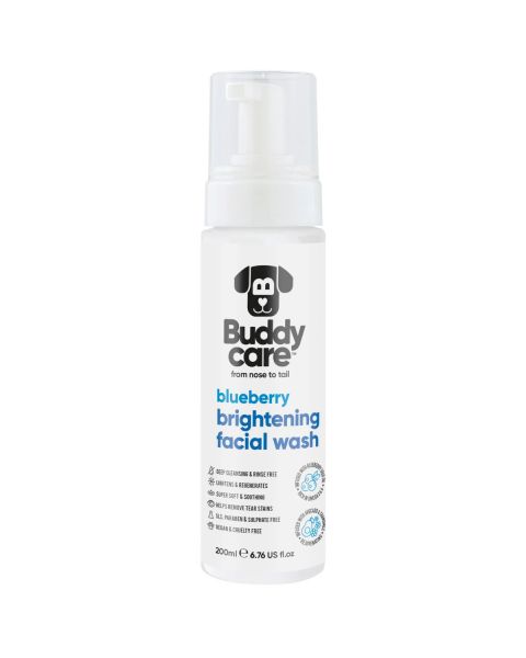 Buddycare Blueberry Brightening Facial Wash for Dogs - 6.76 fl oz (200 ml)