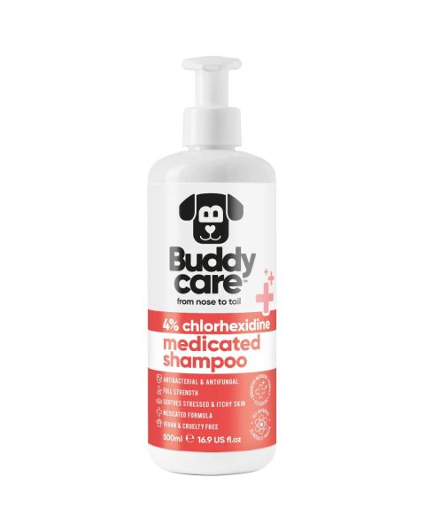 Buddycare Chlorhexidine Shampoo for Dogs - 16.9 fl oz (500 ml)