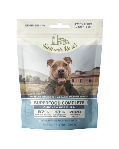 Badlands Ranch Superfood Complete Chicken Formula Air-Dried Adult Dog Food
