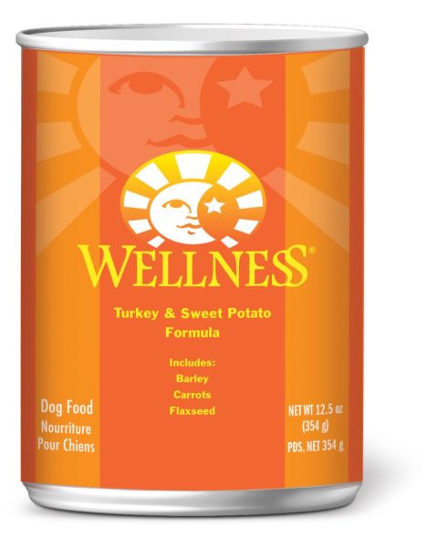 Wellness Complete Health Turkey & Sweet Potato Formula Canned Dog Food-12 x 12.5oz