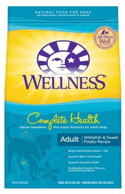 Wellness Complete Health Adult Whitefish & Sweet Potato Dry Dog Food