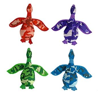 Multipet Camouflage Duck Assorted 13" Dog Toy
