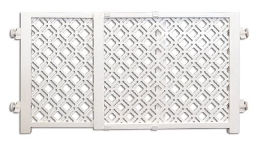 Four Paws Expanding Decorative Wood Dog Gate