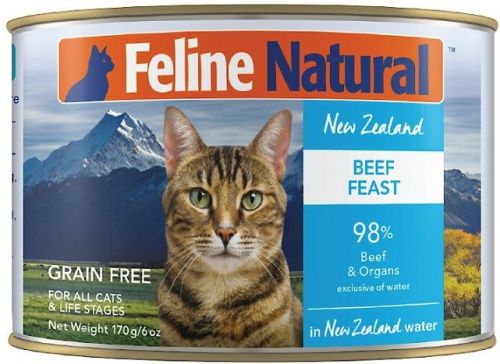 Feline Natural Grain-Free New Zealand Beef Feast Canned Cat Food
