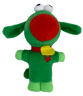 Multipet Bowzer and Meowzer Grrronk 5" Plush Dog Toy