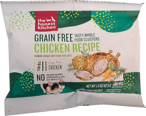 The Honest Kitchen Whole Food Clusters Grain Free Chicken Recipe Dry Cat Food - Sample