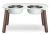 Messy Mutts Elevated Double Feeder with Stainless Bowls for Dogs