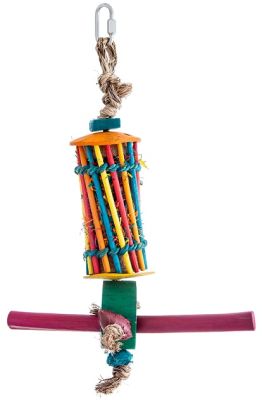 HARI Chopstick & Perch Foraging Tube Large Bird Toy 