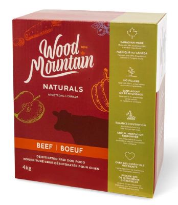 Wood Mountain Naturals Dehydrated Raw Beef Dog Food