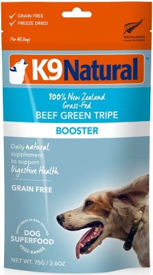 K9 Natural Beef Green Tripe Freeze-Dried Dog Food Topper - 2.6oz