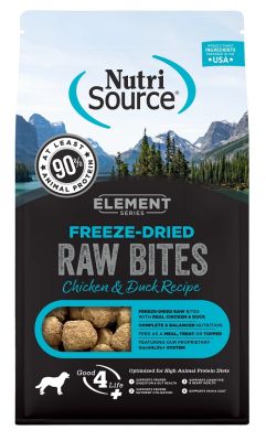 NutriSource Element Series Chicken & Duck Freeze Dried Raw Dog Food
