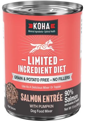 KOHA Limited Ingredient Diet Salmon Entree Canned Dog Food - 12 x 13oz
