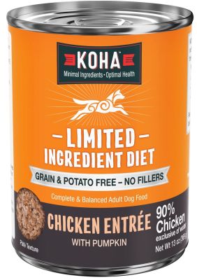 KOHA Limited Ingredient Diet Chicken Entree Canned Dog Food - 12 x 13oz