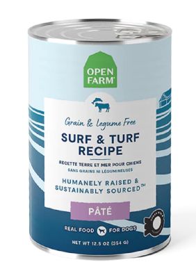 Open Farm Grain Free Surf and Turf Canned Dog Food 12 x 12.5 oz