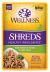 Wellness Healthy Indulgence Shreds Grain Free Chicken & Turkey in Light Sauce Cat Food Pouches 24 x 3 oz