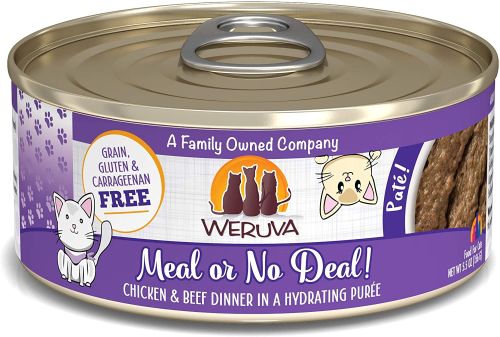 Weruva Meal or No Deal! Chicken & Beef Dinner Grain-Free Canned Cat Food