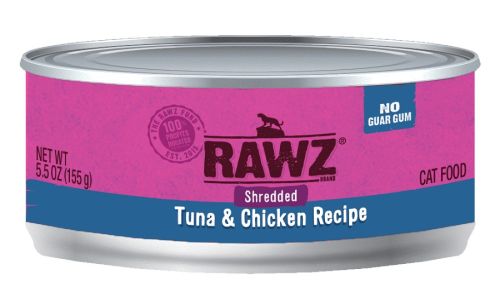 RAWZ Shredded Tuna and Chicken Recipe Canned Cat Food