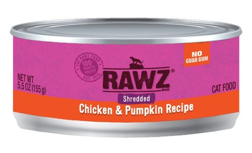 RAWZ Shredded Chicken and Pumpkin Recipe Canned Cat Food