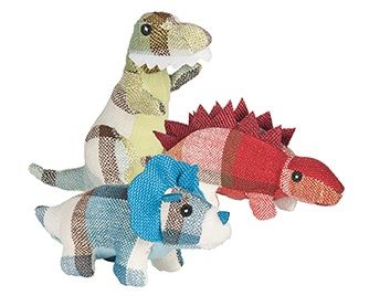 Multipet Plaidosaurs Mini 6" Dog Toy