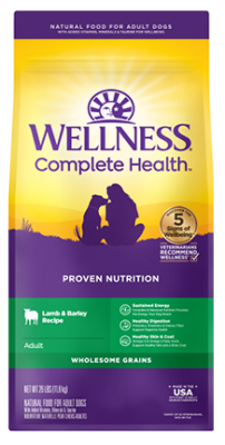 Wellness Complete Health Adult Lamb & Barley Dry Dog Food