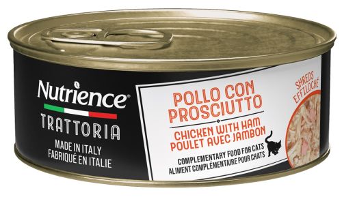 Nutrience Trattoria Chicken with Ham Shreds Canned Cat Food 24x70g (2.5oz)