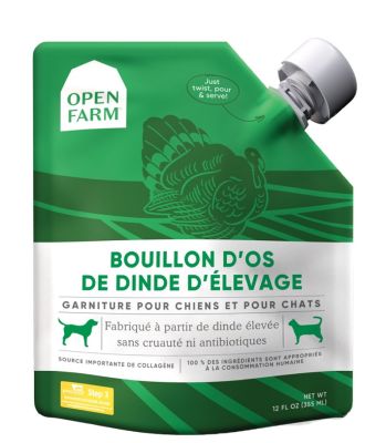 Open Farm Homestead Turkey Bone Broth for Dogs
