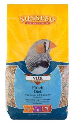 SUNSEED Vita Sunscription Finch Food - 2.5lb