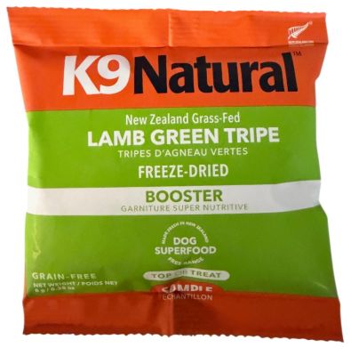 K9 Natural Lamb Green Tripe Booster Grain-Free Freeze-Dried Dog Food - Sample