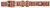 Hamilton Earth Tone Series Single Thick Deluxe Dog Collar