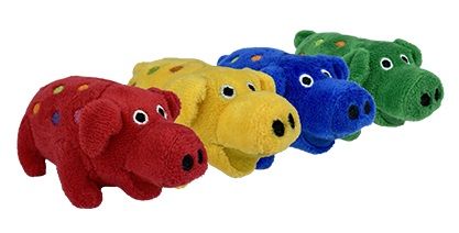 Multipet Minipet Plush Globlet Assorted 4" Dog Toy
