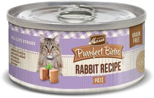 Merrick Purrfect Bistro Grain-Free Rabbit Pate Canned Cat Food