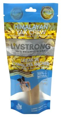 LIVSTRONG Himalayan Yak Cheese Infused with Coconut and Banana