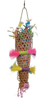 Prevue Hendryx Tropical Teasers Confetti Kazoo Bird Toy