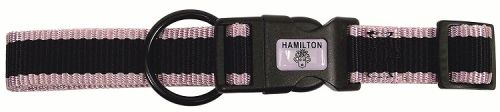 Hamilton Three Stripe Series Fully Adjustable Dog Collar