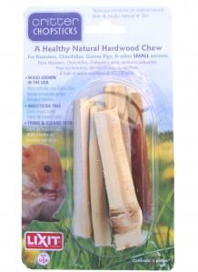 Lixit Critter Chopsticks-Natural Wood Chew