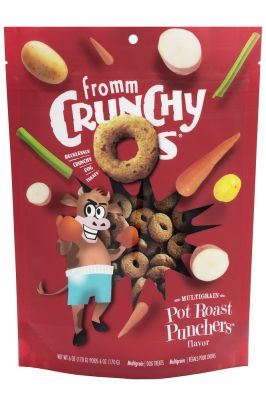 Fromm Crunchy O's Pot Roast Punchers Dog Treats 