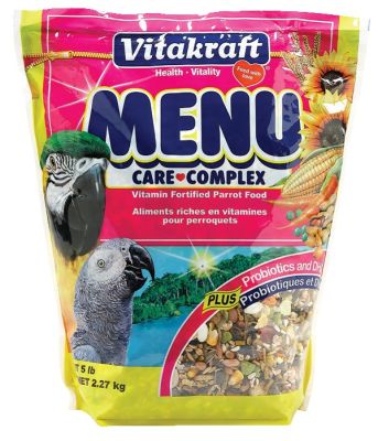 Vitakraft MENU Vitamin Fortified Parrot Food - 5lb