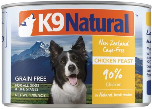 K9 Natural Grain-Free New Zealand Cage Free Chicken Feast Canned Dog Food