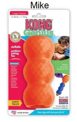 Kong Genius MIKE Dog Toy - Assorted Color